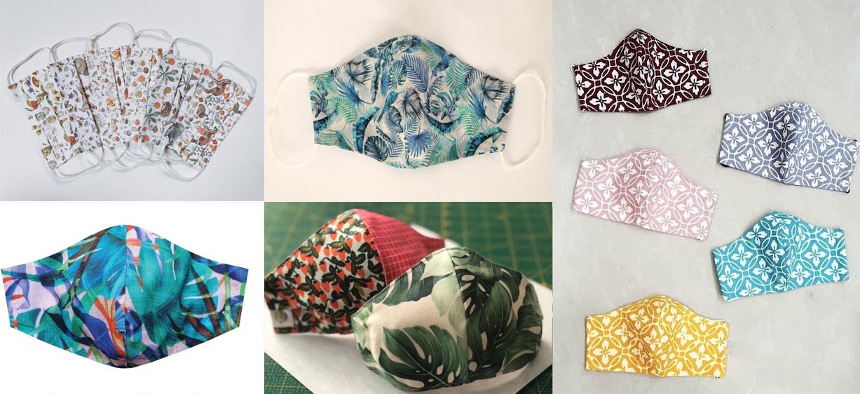 8 places to buy floral and plant patterned, reusable face masks