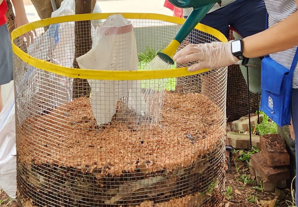 outdoor composting in Singapore